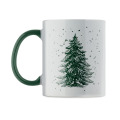 Mug de No&euml;l en c&eacute;ramique 300ml Vert