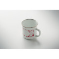 Mug de No&euml;l en &eacute;mail 300ml Blanc