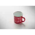 Mug de No&euml;l en &eacute;mail 300ml Rouge