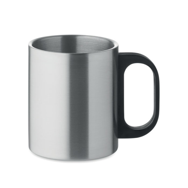 Mug double paroi 300 ml Argent Mat