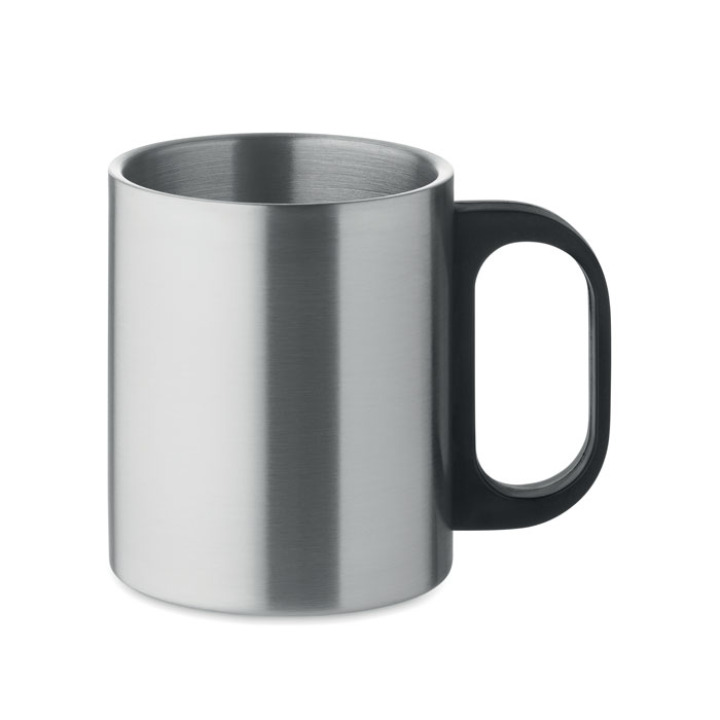 Mug double paroi 300 ml Argent Mat