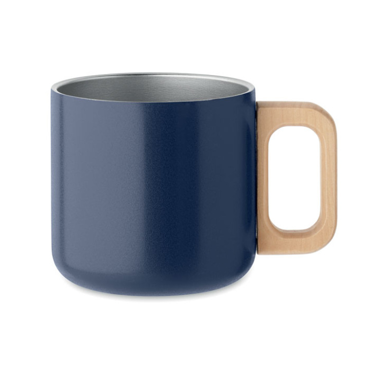 Mug double paroi 350 ml Bleu Marine