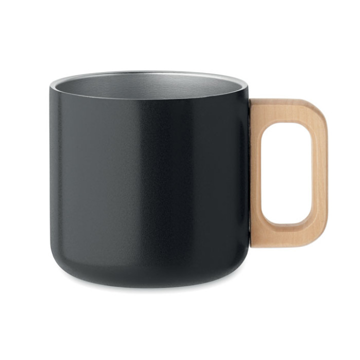 Mug double paroi 350 ml Noir