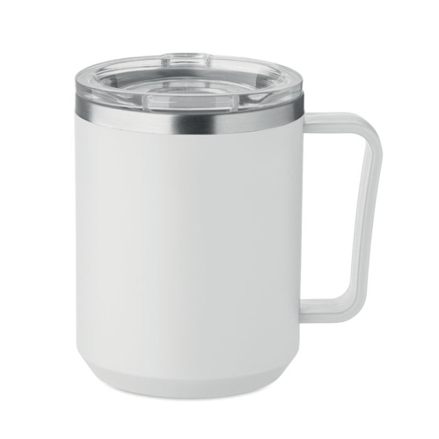Mug double paroi 400ml Blanc