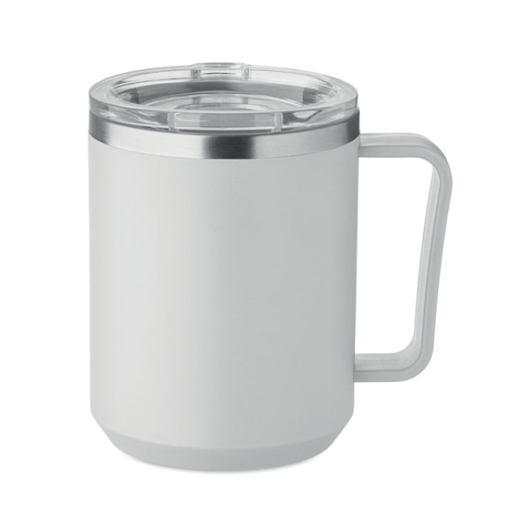 Mug double paroi 400ml Gris