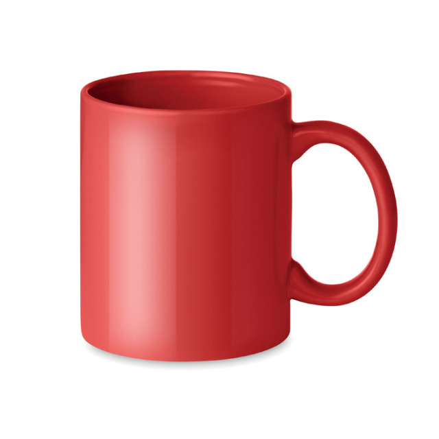 Mug en céramique coloré 300 ml Rouge