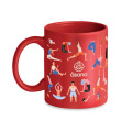 Mug en céramique coloré 300 ml Rouge
