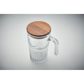 Mug en verre 450ml Transparent
