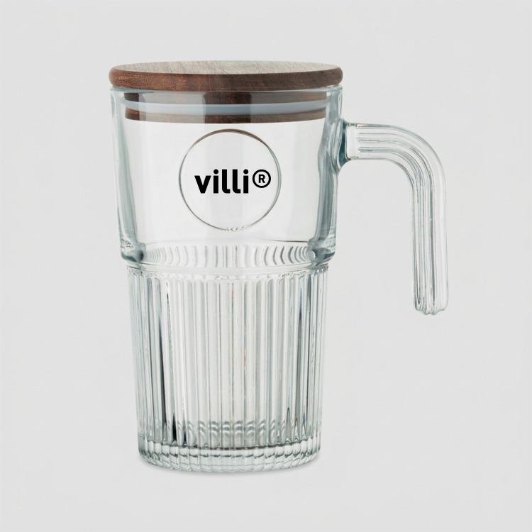 Mug en verre 450ml Transparent
