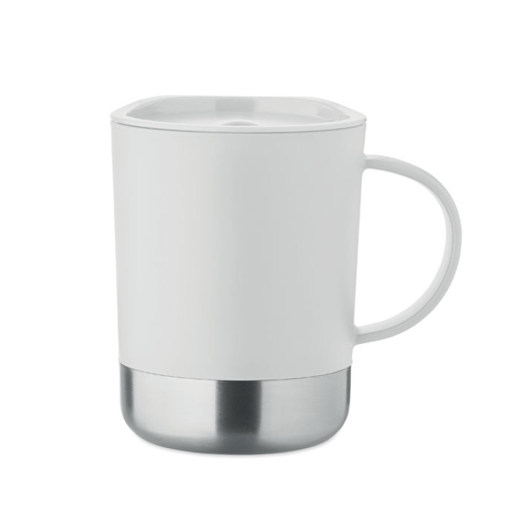 Mug simple paroi 300ml Blanc