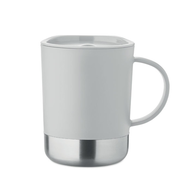 Mug simple paroi 300ml Gris