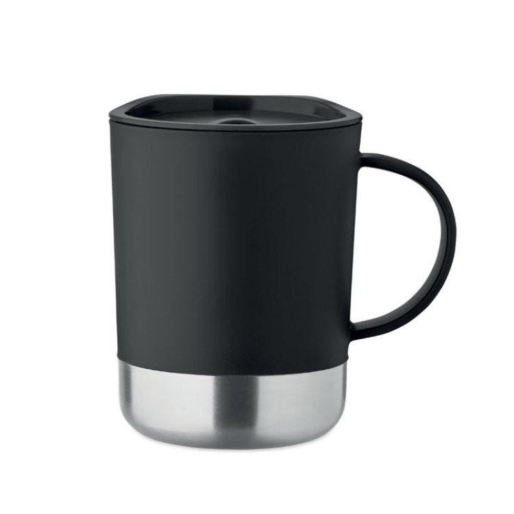 Mug simple paroi 300ml Noir