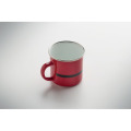 Mug vintage P&egrave;re No&euml;l 300ml. Rouge