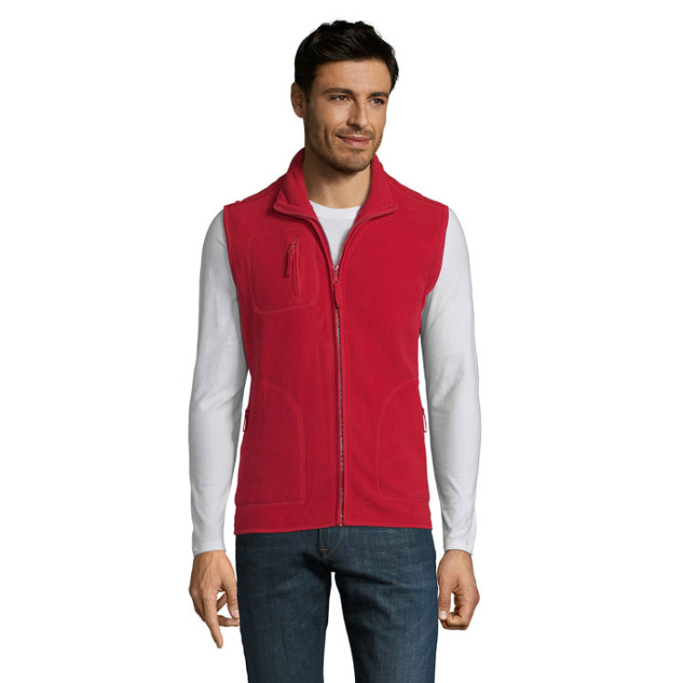 NORWAY GILET POLAIRE UNISEX Rouge S