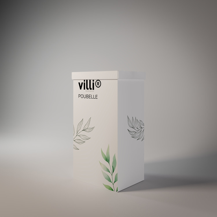 Pack 2 poubelles Carton