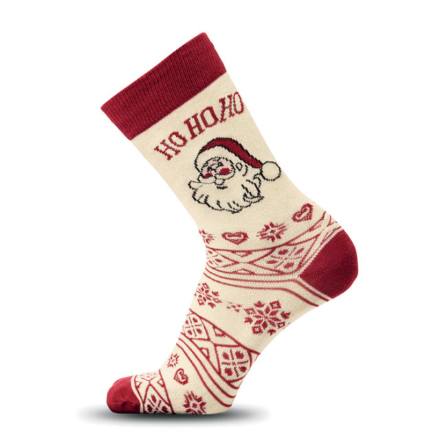 Paire de chaussettes de Noël L Beige