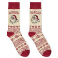 Paire de chaussettes de No&euml;l L Beige