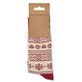 Paire de chaussettes de No&euml;l L Beige