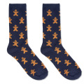 Paire de chaussettes de No&euml;l L Bleu