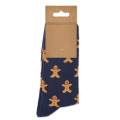 Paire de chaussettes de No&euml;l L Bleu