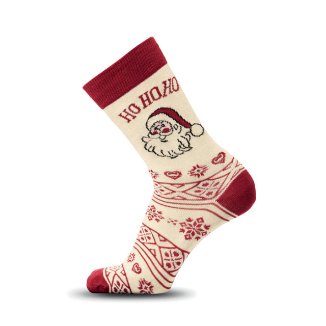 Paire de chaussettes de Noël M Beige