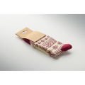 Paire de chaussettes de No&euml;l M Beige