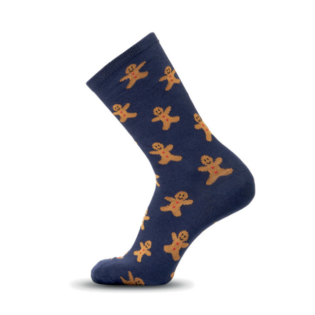 Paire de chaussettes de Noël M Bleu