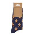 Paire de chaussettes de No&euml;l M Bleu