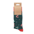 Paire de chaussettes de No&euml;l M Vert