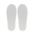 Paire de pantoufles & pochette Blanc