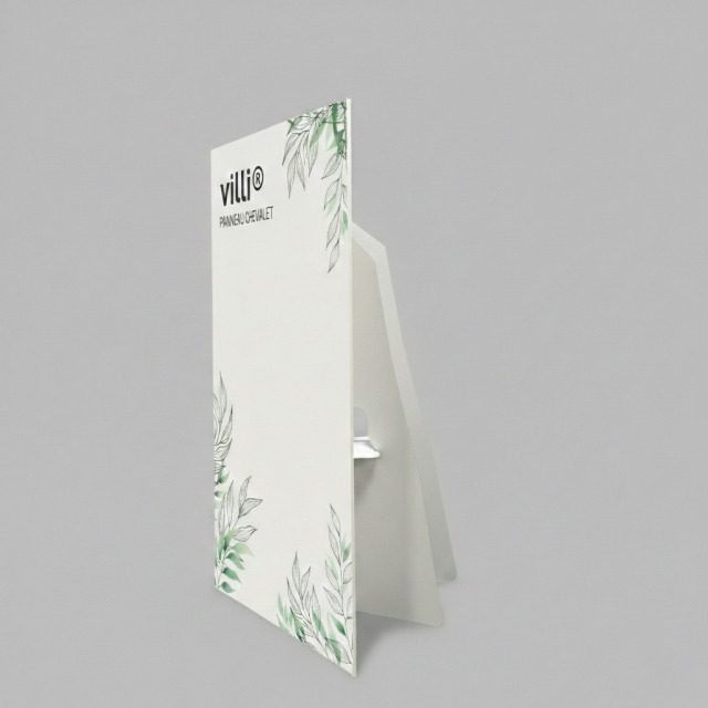 Panneau chevalet vitrine