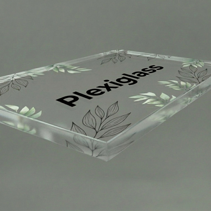 Panneau Plexiglass transparent