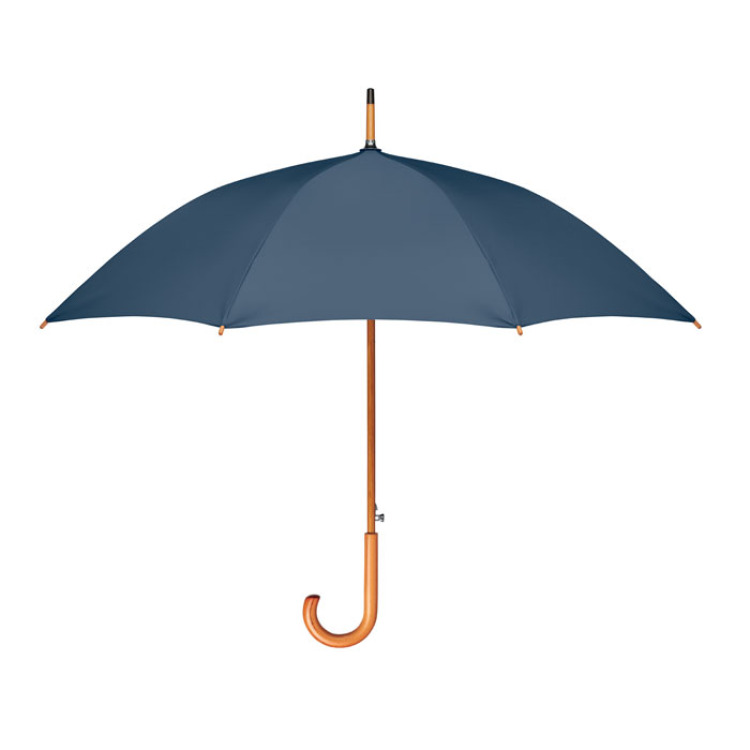 Parapluie 23,5'' RPET pong&eacute; Bleu