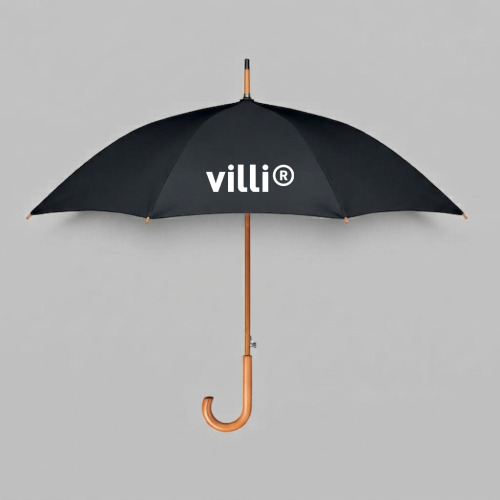 Parapluie RPET bois  235 pouces