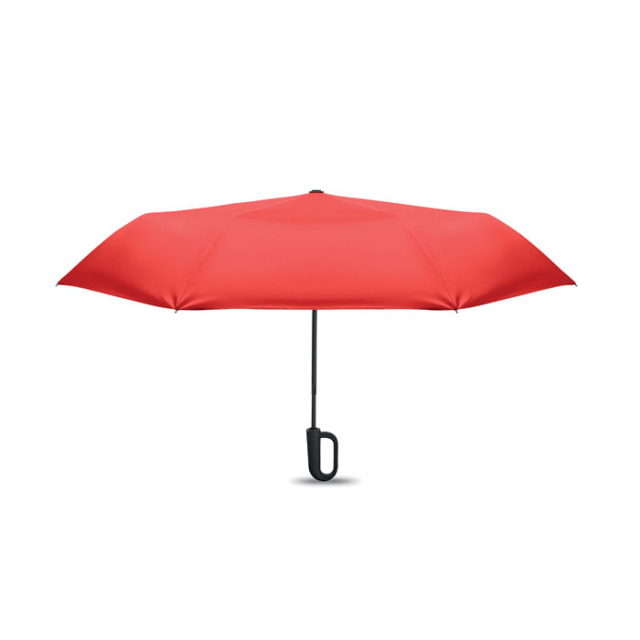 Parapluie tempête 21 pouces Rouge