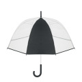 Parapluie transparent noir | 23 pouces