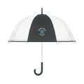 Parapluie transparent noir | 23 pouces