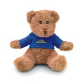 Peluche ourson avec t-shirt Bleu