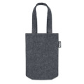 Petit sac cadeau feutre RPET Gris Pierre