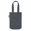 Petit sac cadeau feutre RPET Gris Pierre