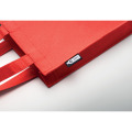 Petit sac cadeau feutre RPET Rouge