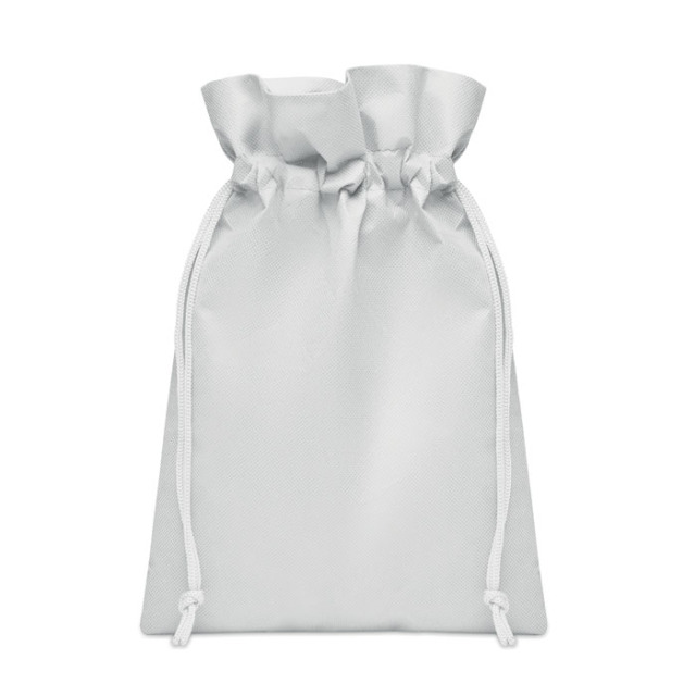 Petite pochette cadeau en RPET Blanc