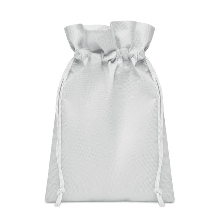 Petite pochette cadeau en RPET Blanc