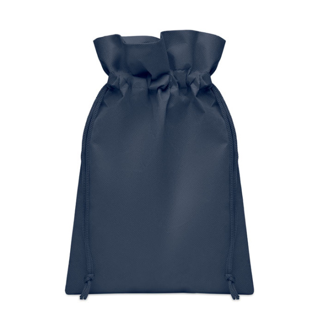 Petite pochette cadeau en RPET Bleu