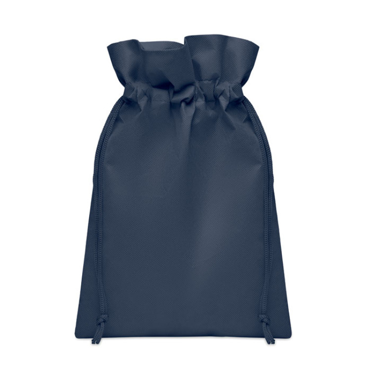 Petite pochette cadeau en RPET Bleu