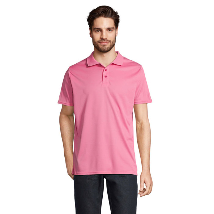 PITCHER UNISEX POLO Ribbon Pink S