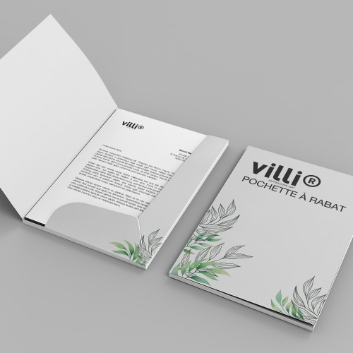 Pochette à rabat A4 chemise