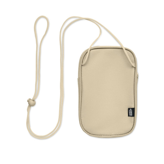 Pochette de voyage RPET Beige