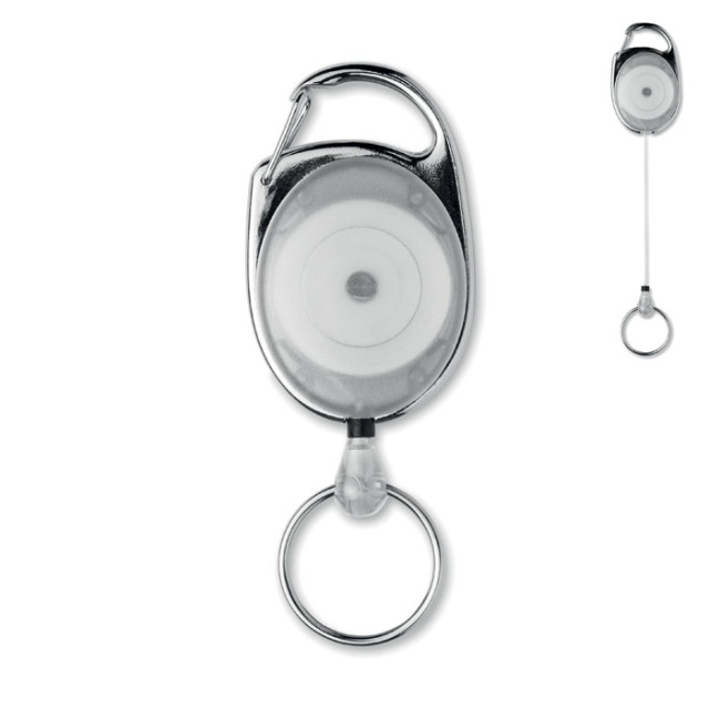 Portebadge rétractable Blanc