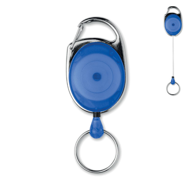 Porte-badge rétractable Bleu